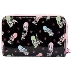 Loungefly New X Valfré Bad Bettie Tattoo Heart Zip Wallet