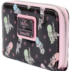Loungefly New X Valfré Bad Bettie Tattoo Heart Zip Wallet