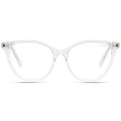 Quay Australia X Chrissy Teigen Blue Light All Nighter Glasses In Clear