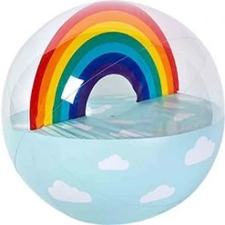 SunnyLife Accessories Rainbow Inflatable Beach Ball XL