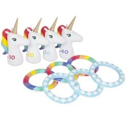 SunnyLife Inflatable Unicorn Ring Toss Game Accessories