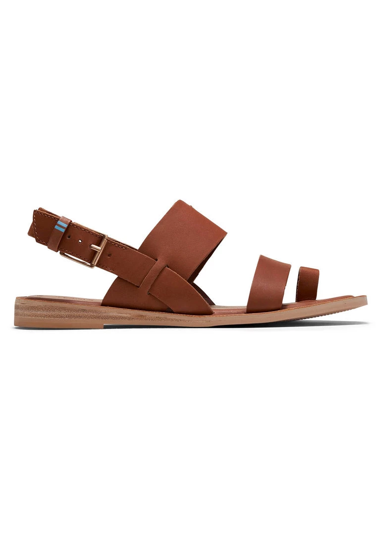 TOMS Shoes Freya Vegetable Tanned Leather Sandals 6 TOMS Shoes Freya Vegetable Tanned Leather Sandals