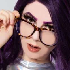 TopFoxx Accessories Audrey Blue Light Glasses In Tortoise