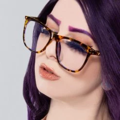 TopFoxx Accessories Audrey Blue Light Glasses In Tortoise