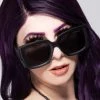 TopFoxx Bardot Sunglasses In Black 2 TopFoxx Bardot Sunglasses In Black