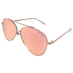 TopFoxx Amelia Sunglasses In Rose Gold