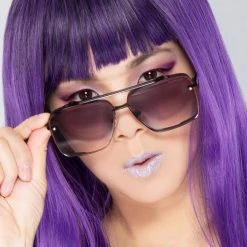 TopFoxx Accessories Bella Sunglasses In Black Fade