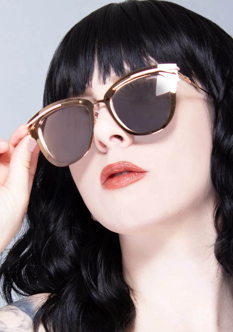 TopFoxx Candy Sunglasses In Rose Gold The Great Fantastic 4 TopFoxx Candy Sunglasses In Rose Gold The Great Fantastic