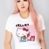 Unique Vintage X Hello Kitty On The Phone T-Shirt