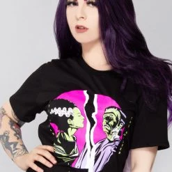 Unique Vintage The Great Fantastic X Universal Monsters The Bride & The Monster T-Shirt