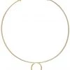 Wanderlust + Co Loop Choker In Gold Accessories