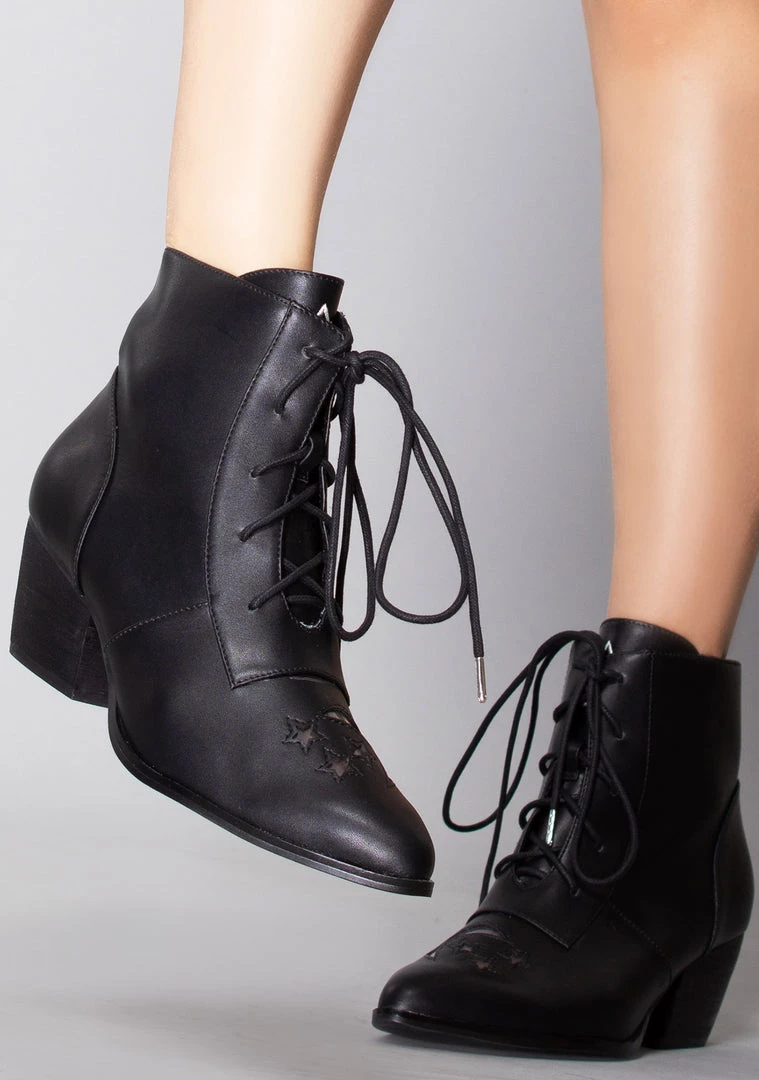 Y.R.U. Aura Witch Boots In Black 3 Y.R.U. Aura Witch Boots In Black