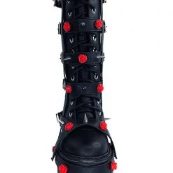 Y.R.U. Dune Bondage Rose In Black/Red