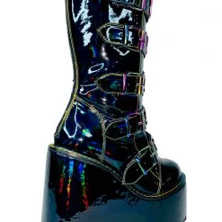 Y.R.U. Dune Mushroom Platform Boots In Black Multicolor 15 Y.R.U. Dune Mushroom Platform Boots In Black Multicolor