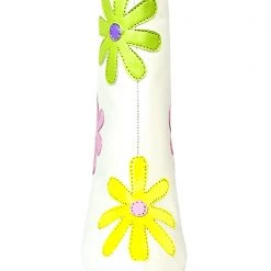 Y.R.U. New Jem Daisies Ankle Boots In Pastel White