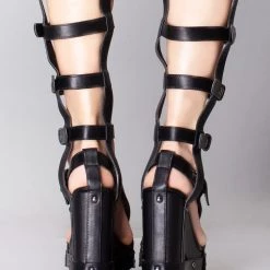 Y.R.U. Nightcall Hi Platform Heels In Black 7 Y.R.U. Nightcall Hi Platform Heels In Black