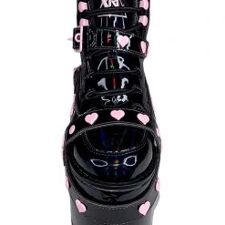 Y.R.U. New Qozmo Bondage Heart In Black Hologram/Pink 14 Y.R.U. New Qozmo Bondage Heart In Black Hologram/Pink