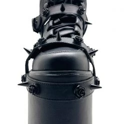 Y.R.U. Qozmo Bondage Rose Blackout Platform Sneakers Shoes 12 Y.R.U. Qozmo Bondage Rose Blackout Platform Sneakers Shoes