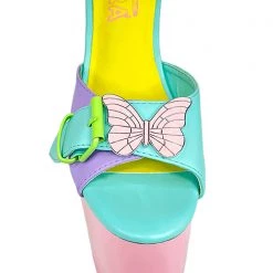 XTRA Sugar Butterfly Platform Heels In Pastel World Tour 11 XTRA Sugar Butterfly Platform Heels In Pastel World Tour