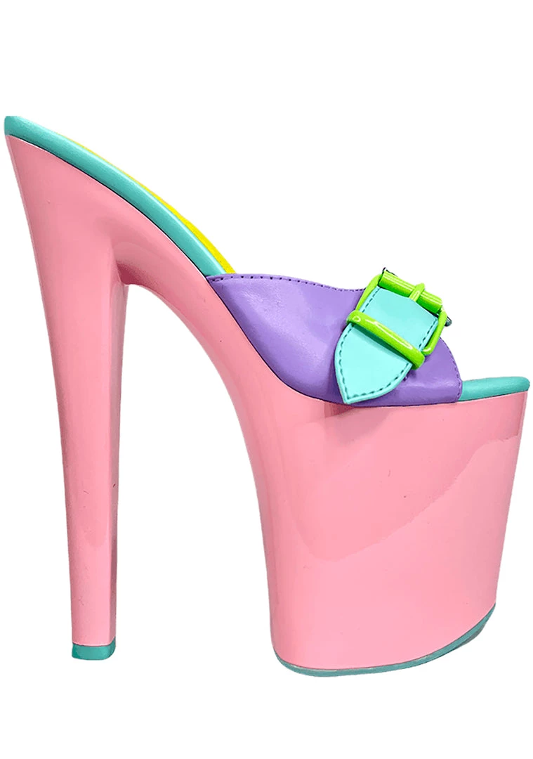 XTRA Sugar Butterfly Platform Heels In Pastel World Tour 7 XTRA Sugar Butterfly Platform Heels In Pastel World Tour