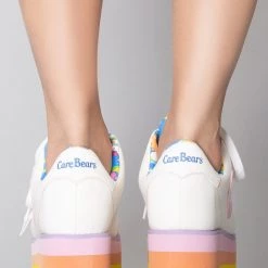 Y.R.U. Mad World X Care Bears Lala Platform Sneakers In White Pastel 9 Y.R.U. Mad World X Care Bears Lala Platform Sneakers In White Pastel