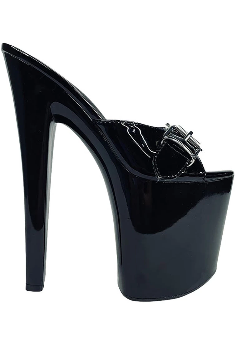 XTRA World Tour X Hustler Sugar $ Platform Heels In Black 7 XTRA World Tour X Hustler Sugar $ Platform Heels In Black