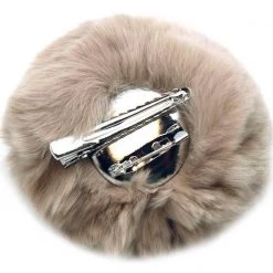 LA Style Rush Accessories Single Puff Ball Pin Clip