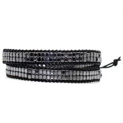 LA Style Rush X Katie Soleil Vamp Double Wrap Beaded Bracelet Accessories